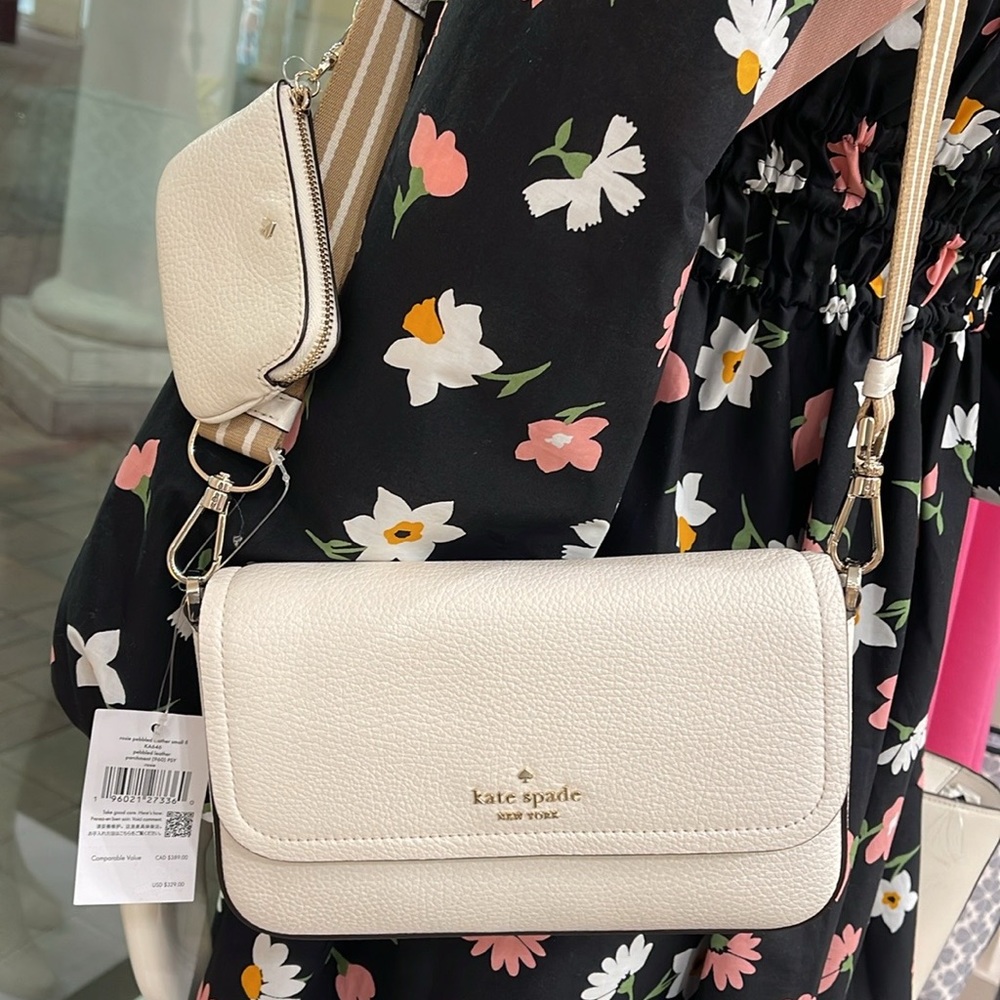 Kate Spades Rosie Flap Crossbody
Parchment 
NWT - Picture 14 of 16